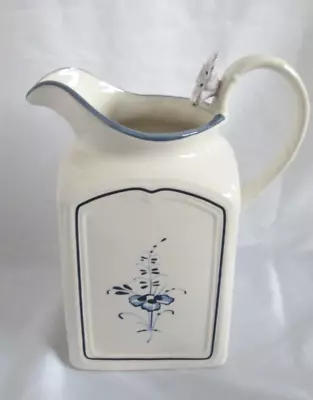 VILLEROY & BOCH VIEUX  LUXEMBOURG CHARM Square-rectangular  Water Pitcher. MINT! • $124.99