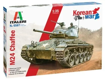 Italeri 6587 1:35 M24 Chaffee Korean War Military Tank Model Kit • $52.07