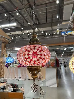 Turkish Moroccan Mosaic Ceiling Hanging Lamp Pendant Light Fixture • $54.80
