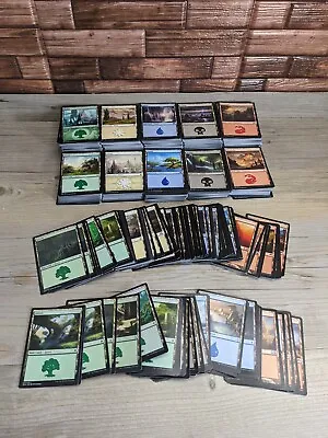 Magic The Gathering Basic Land Card Bundle - Choose Color And Size • $5.98