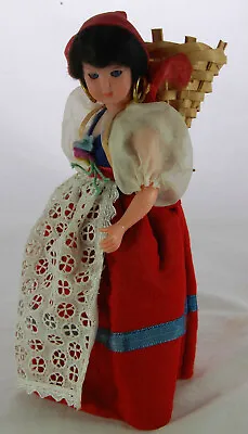 Vintage Collectable Doll National Costume Ticino Switzerland • £10