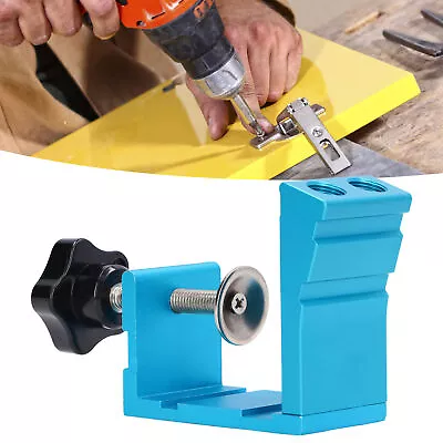 Hole Guide Jig Oblique Aluum Alloy Drilling Locator Tool Set For Woodworking ECO • $15.50