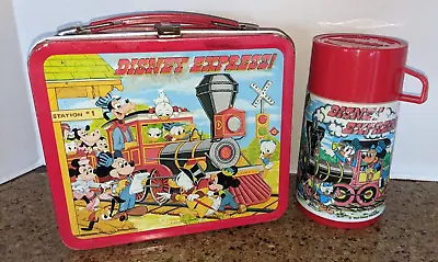 Vintage 1970's Disney Express Aladdin Lunchbox Walt Disney Productions  • $29.95