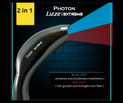 Photon Lizze Extreme Photonic Hair System Accelerator ( Blue & Red Led Lights ) • $280.25
