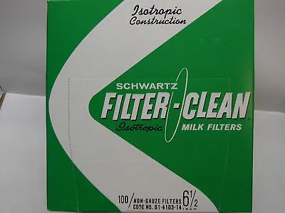 Schwartz Tuffy Milk Filters - 6.5 Inch (100)  • $12.99