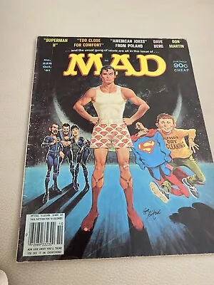 Mad Magazines Oct 1981  Supermam 2   No.226 • $5