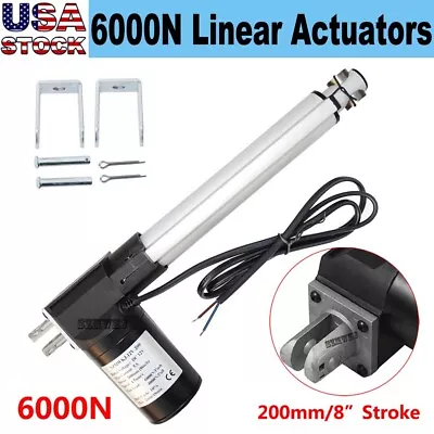 Heavy Duty 8  Linear Actuator 1320LBS/6000N 12V Motor For Auto Medical Car Lift  • $54.99