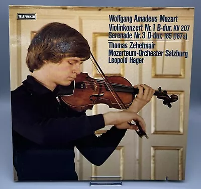 Mozart Violin Concerto No. 1 Zehetmair Hager Vintage Classical Vinyl Excellent • $14.99