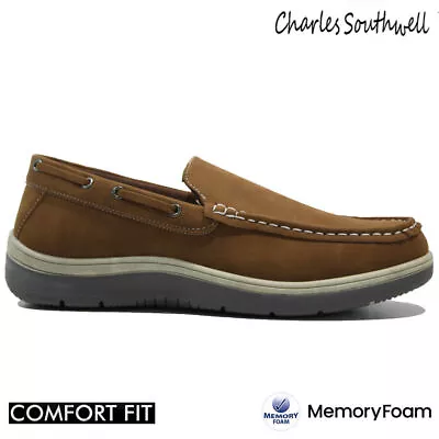 Mens Comfort Memory Foam Slip On Casual Boat Deck Loafers Driving Walking Shoes • £19.95