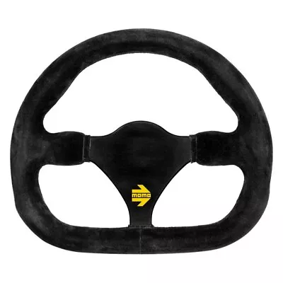 Momo For MOD27 Steering Wheel 290 Mm -  Black Suede/Black Spokes • $229
