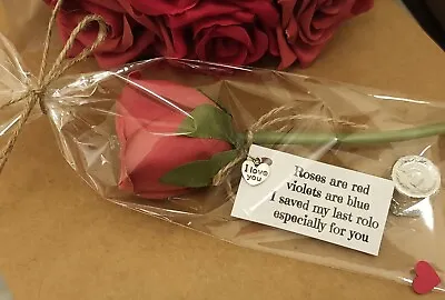 Valentines My Last Rolo Romantic Husband Wife Novelty Gift For Him/Her Red Rose  • £5.95