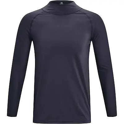 Under Armour Mens SF Rush Mock Long Sleeve Sports Training Fitness Gym • £54.99