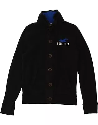 HOLLISTER Mens Tracksuit Top Jacket Medium Navy Blue Polyester AX08 • £22.95