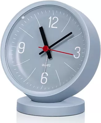 Desk Clocks Small Table Alarm Clocks For Shelf Bedroom OfficeVintage Metal Aes • $13.31