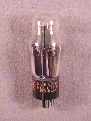 $9.99 • Buy 1 6J5G GE Black Plate Antique Radio HiFi Amp Vintage Vacuum Tube Code TE4
