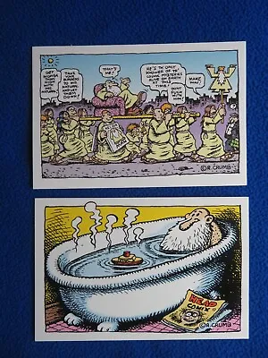 R. Crumb  Mr Natural Postcards #156 & 158  Denis Kitchen Publishing  2002 • $9.99
