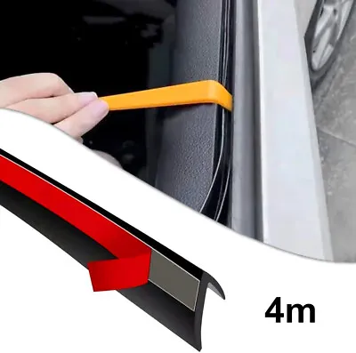 4M V-Type Car Door Side Window Trim Edge Moulding Weatherstrip Seal Strip Rubber • $13.06