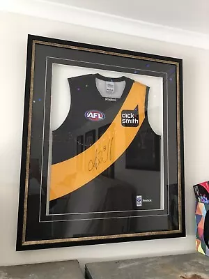 $1200 • Buy Tigers Premiership Player Jack Riewoldt 2010 Signed And Framed Jumper