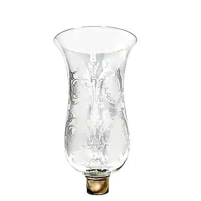 Baccarat Crystal Lighting Hurricane Shade Acanthus Tulip Flat Top 11  • £231.12