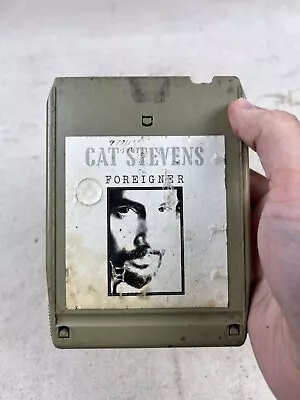 Cat Stevens 'Foreigner' Classic Rock Album 8-Track Cartridge Untested • $4.95