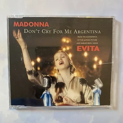 GG Madonna's Don't Cry For Me Argentina CD VERY GOOD CONDITION PROMO • $7.99