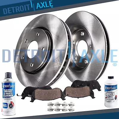 321mm Front Brake Rotors + Ceramic Pads For Impala Malibu Equinox Terrain Regal • $100.67