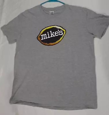 Mike’s Hard Lemonade Shirt XL Extra Large Gray Gildan Graphic Logo Alcohol Brew • $17.50