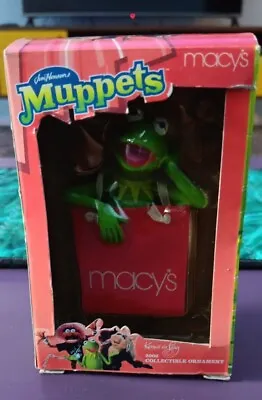 KERMIT Macy's Collectible Muppets Kermit The Frog Ornament 2002 Jim Henson  • $12.99