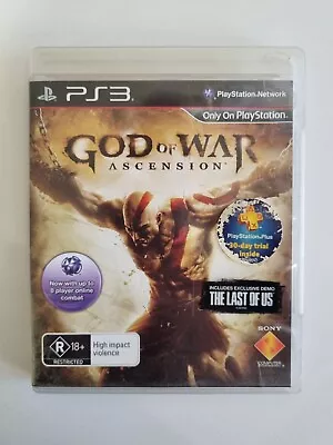 God Of War Ascension PS3 Sony PlayStation 3 • $24.99