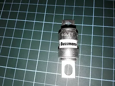 ONE Bussmann 80LET Fuse Compact 240Vac 150Vdc 80Amp Old Stock • £11.99