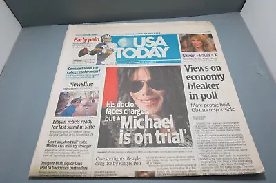 USA Today Newspaper September 21 2011 Michael Jackson Cover • $19.99