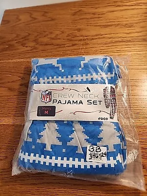 Official Nfl Detroit Lions Ugly Sweater Christmas Pajamas Crew Neck Mens Medium • $30