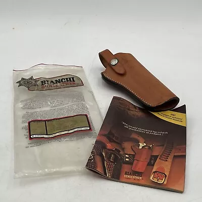 Vintage Bianchi #1  Lawman  Small S.A. 5 1/2  Single Action Leather Holster! RH • $74.95