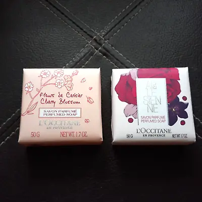 TWO L'Occitane Savon En Provence Soap  1.7 Oz. Cherry Blossom & Ar Le' Sten Ne • $4.99