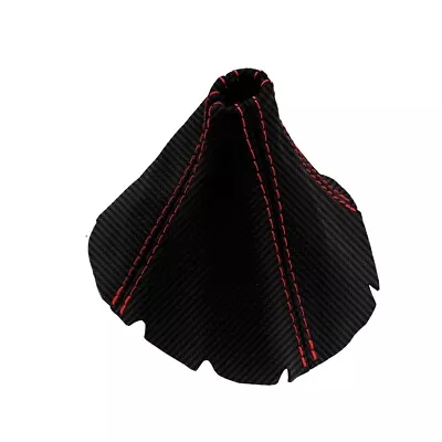 Manual Shift Boot  PVC Carbon For Dodge Viper 2003-2006 Red Stitch • $34.99