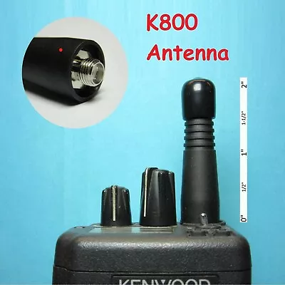 K800 New Tuned Stubby 800 MHz Antenna For Kenwood Portables TK-480 TK-5400 • $29.99