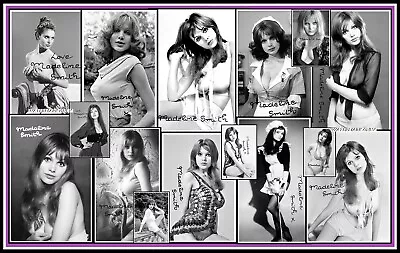 Madeline Smith Signed Collage Cotton Canvas Image. Limited Edition (MS-6) • $13.88