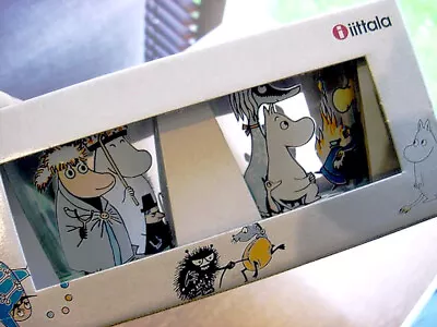 Iittala Muumi Tumblers X 2 – MOOMIN GLASSES SET – Moominvalley Characters • £19.99
