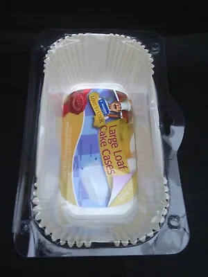 15x  Non Stick 1lb Grease Proof Loaf Tin Liner Paper Cake Cases 200 X 110 Mm  • £4.99