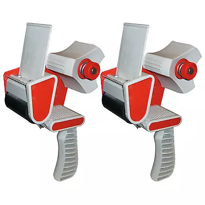 TAPE GUN 2 X BRAND NEW HEAVY DUTY BOX PACKING PACKAGING DISPENSER 50mm (2 ) • £7.45