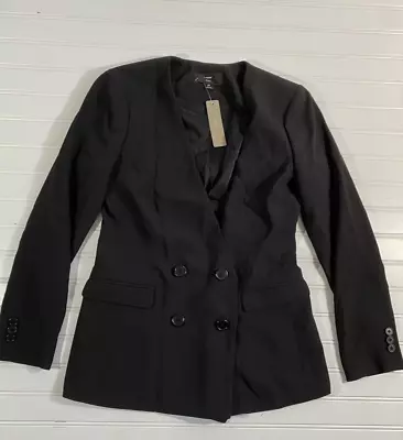 J.Crew Womens 2P Pettie 365 Blazer Black Buttons New With Tags • $70