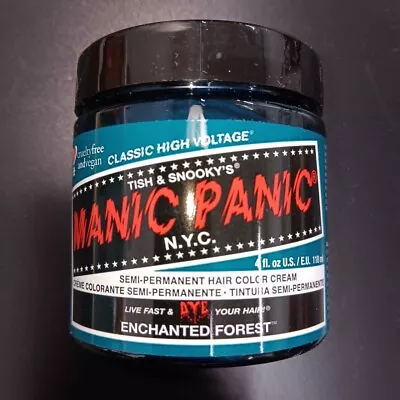 Manic Panic Hair Dye Semi-Permanent Hair Color 4oz ( Enchanted Forest)!!! • $11.51