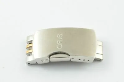 Oris Steel/Gold Folding Clasp 18MM Deployment Clasp Vintage RAR • $258.70