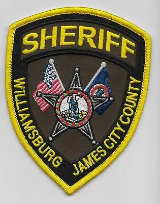$6.49 • Buy Willaimsburg James City County Sheriff State Virginia VA Patch