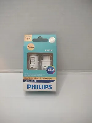 Philips Ultinon LED Light 4157 Amber Two Bulbs DRL Daytime Replacement • $16.79