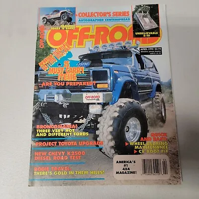 Off Road Magazine Vol 26 #3 April 1992 Truck Car Ford Chevy Collectors Jeep Vtg • $8