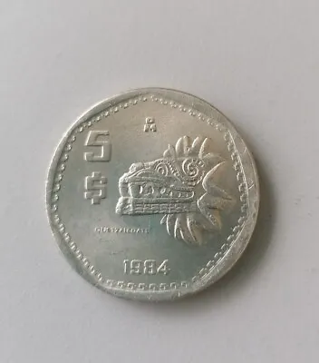 Mexico 5 Pesos 1984 Coin - Excellent Condition  • £1.25