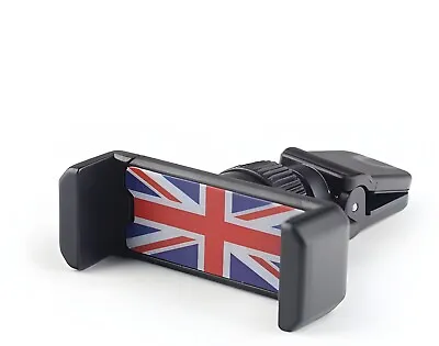 Car Phone Holder UNION JACK Air Vent Phone Mount Universal For Mini Cooper Iphon • £8.99