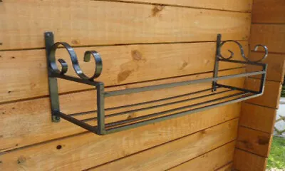 24in Wall Mounted Window Box Trough Holder Metal Wrought Iron Uk Handmade • £44.99