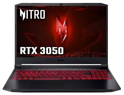 Acer RTX 3050 144Hz Gaming Laptop Nitro 5 15.6  I5 16GB RAM 512GB SSD Full HD • £638.99